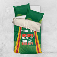 Custom Lithuania Basketball Bedding Set Hoops Reach For the Sky