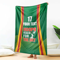 Custom Lithuania Basketball Blanket Hoops Reach For the Sky