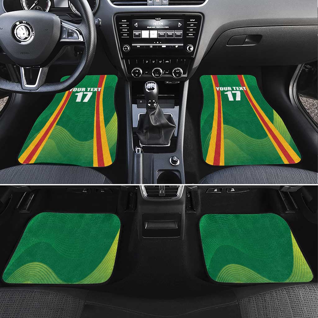 Custom Lithuania Basketball Car Mats Hoops Reach For the Sky
