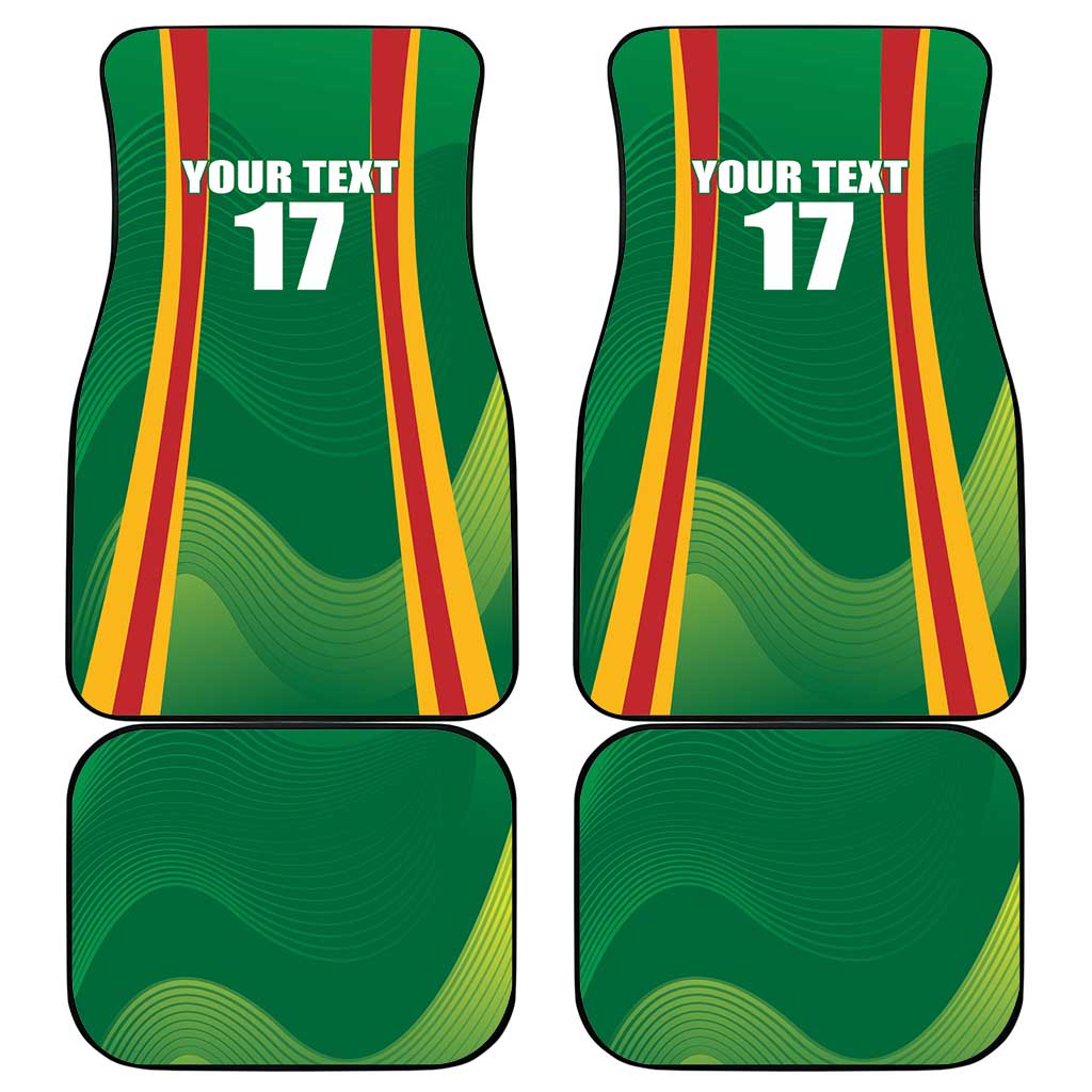 Custom Lithuania Basketball Car Mats Hoops Reach For the Sky