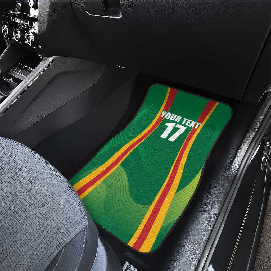 Custom Lithuania Basketball Car Mats Hoops Reach For the Sky
