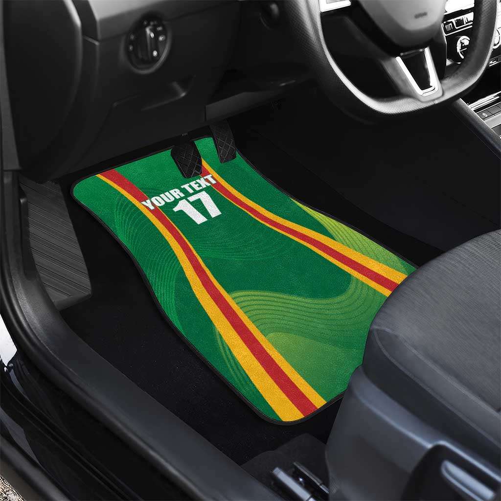 Custom Lithuania Basketball Car Mats Hoops Reach For the Sky