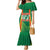Custom Lithuania Basketball Family Matching Mermaid Dress and Hawaiian Shirt Hoops Reach For the Sky