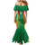 Custom Lithuania Basketball Family Matching Mermaid Dress and Hawaiian Shirt Hoops Reach For the Sky