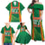 Custom Lithuania Basketball Family Matching Off Shoulder Maxi Dress and Hawaiian Shirt Hoops Reach For the Sky