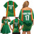 Custom Lithuania Basketball Family Matching Off Shoulder Short Dress and Hawaiian Shirt Hoops Reach For the Sky
