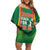Custom Lithuania Basketball Family Matching Off Shoulder Short Dress and Hawaiian Shirt Hoops Reach For the Sky