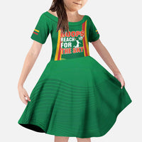 Custom Lithuania Basketball Family Matching Puletasi and Hawaiian Shirt Hoops Reach For the Sky