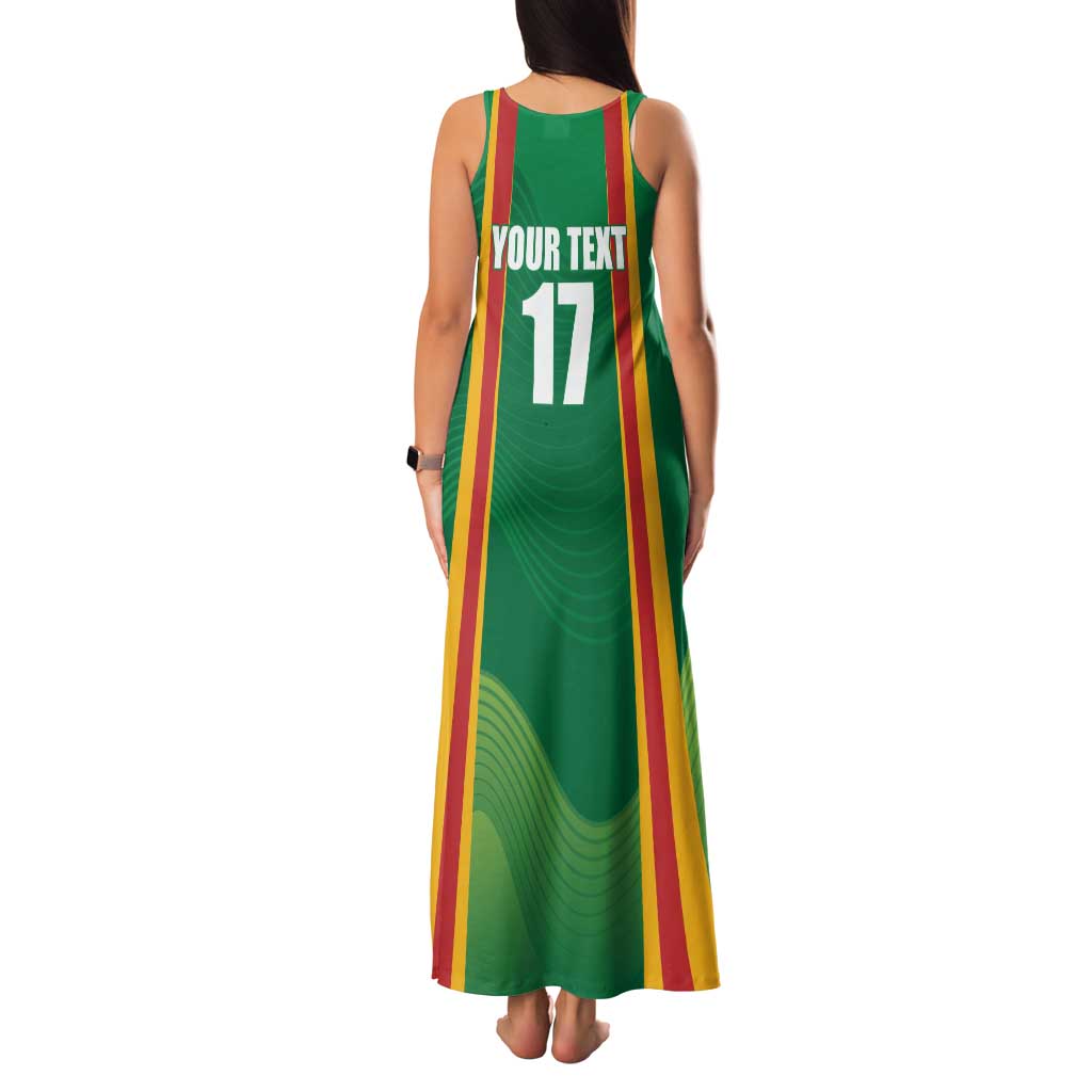 Custom Lithuania Basketball Family Matching Tank Maxi Dress and Hawaiian Shirt Hoops Reach For the Sky