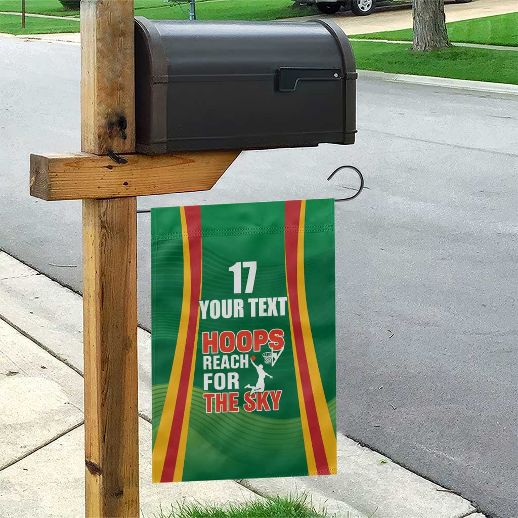 Custom Lithuania Basketball Garden Flag Hoops Reach For the Sky
