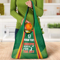 Custom Lithuania Basketball Grocery Bag Hoops Reach For the Sky