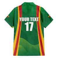 Custom Lithuania Basketball Hawaiian Shirt Hoops Reach For the Sky