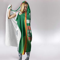Custom Lithuania Basketball Hooded Blanket Hoops Reach For the Sky