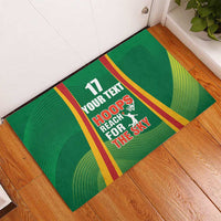 Custom Lithuania Basketball Rubber Doormat Hoops Reach For the Sky