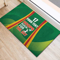 Custom Lithuania Basketball Rubber Doormat Hoops Reach For the Sky