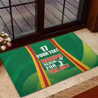 Custom Lithuania Basketball Rubber Doormat Hoops Reach For the Sky