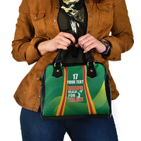 Custom Lithuania Basketball Shoulder Handbag Hoops Reach For the Sky