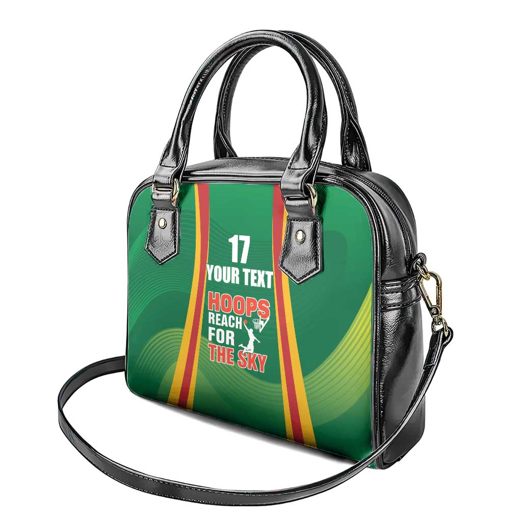 Custom Lithuania Basketball Shoulder Handbag Hoops Reach For the Sky