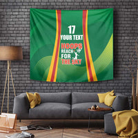 Custom Lithuania Basketball Tapestry Hoops Reach For the Sky