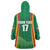 Custom Lithuania Basketball Wearable Blanket Hoodie Hoops Reach For the Sky