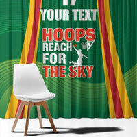 Custom Lithuania Basketball Window Curtain Hoops Reach For the Sky