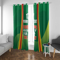 Custom Lithuania Basketball Window Curtain Hoops Reach For the Sky