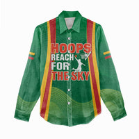 Custom Lithuania Basketball Women Casual Shirt Hoops Reach For the Sky
