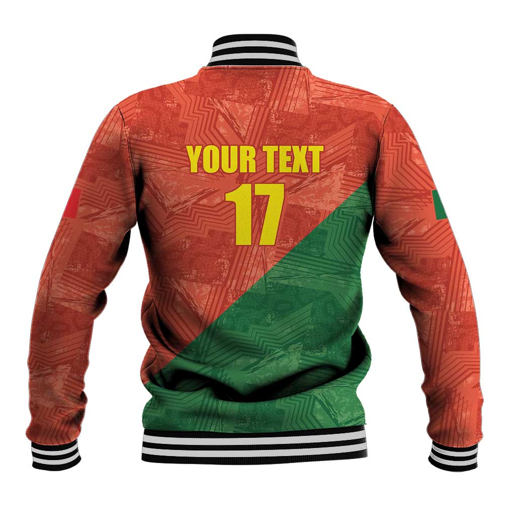 Custom Portugal Football Baseball Jacket Sporty Style