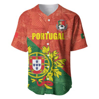 Custom Portugal Football Baseball Jersey Sporty Style