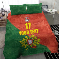 Custom Portugal Football Bedding Set Sporty Style