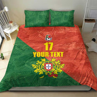 Custom Portugal Football Bedding Set Sporty Style