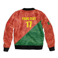 Custom Portugal Football Bomber Jacket Sporty Style