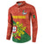 Custom Portugal Football Button Sweatshirt Sporty Style