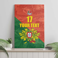 Custom Portugal Football Canvas Wall Art Sporty Style