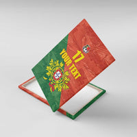 Custom Portugal Football Canvas Wall Art Sporty Style