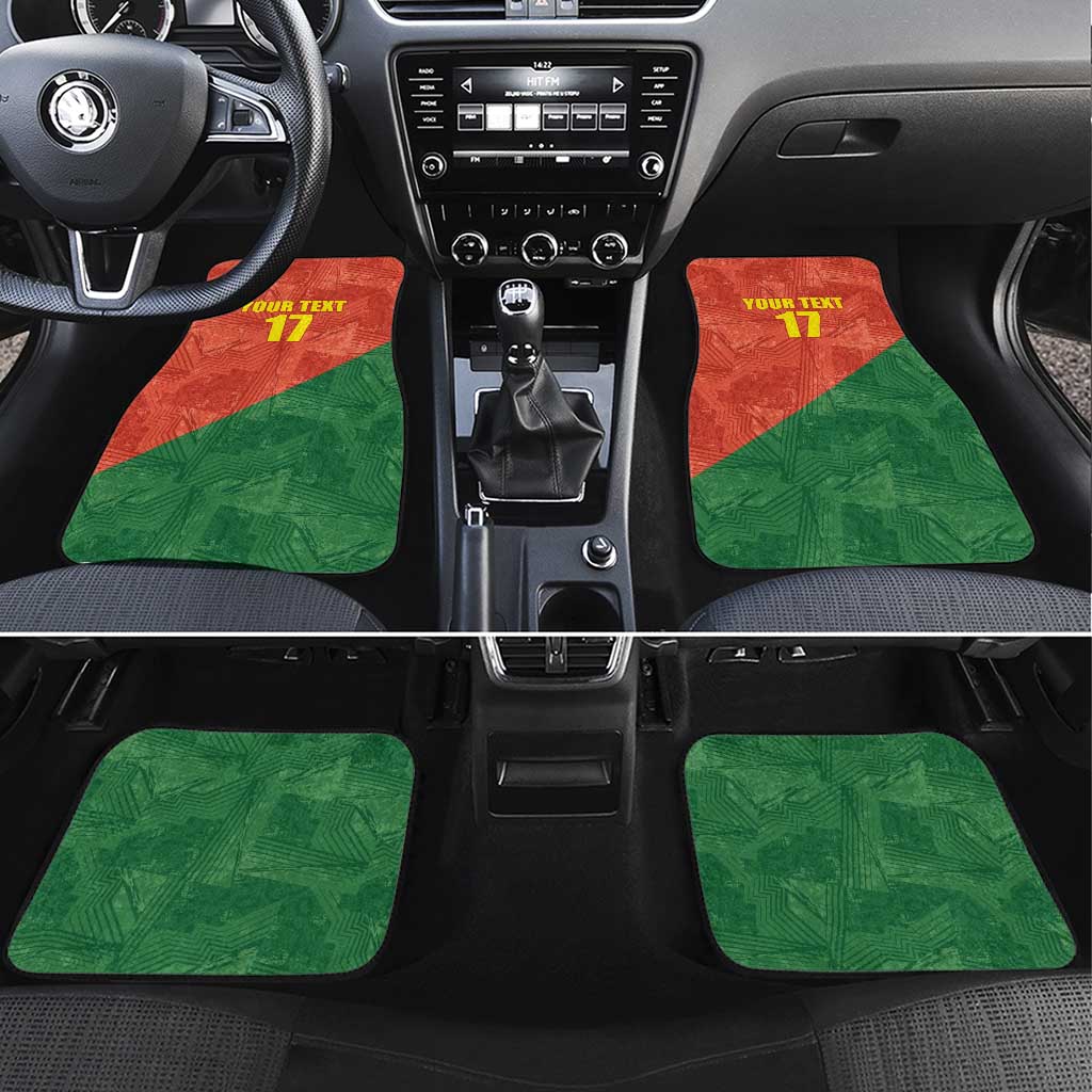Custom Portugal Football Car Mats Sporty Style