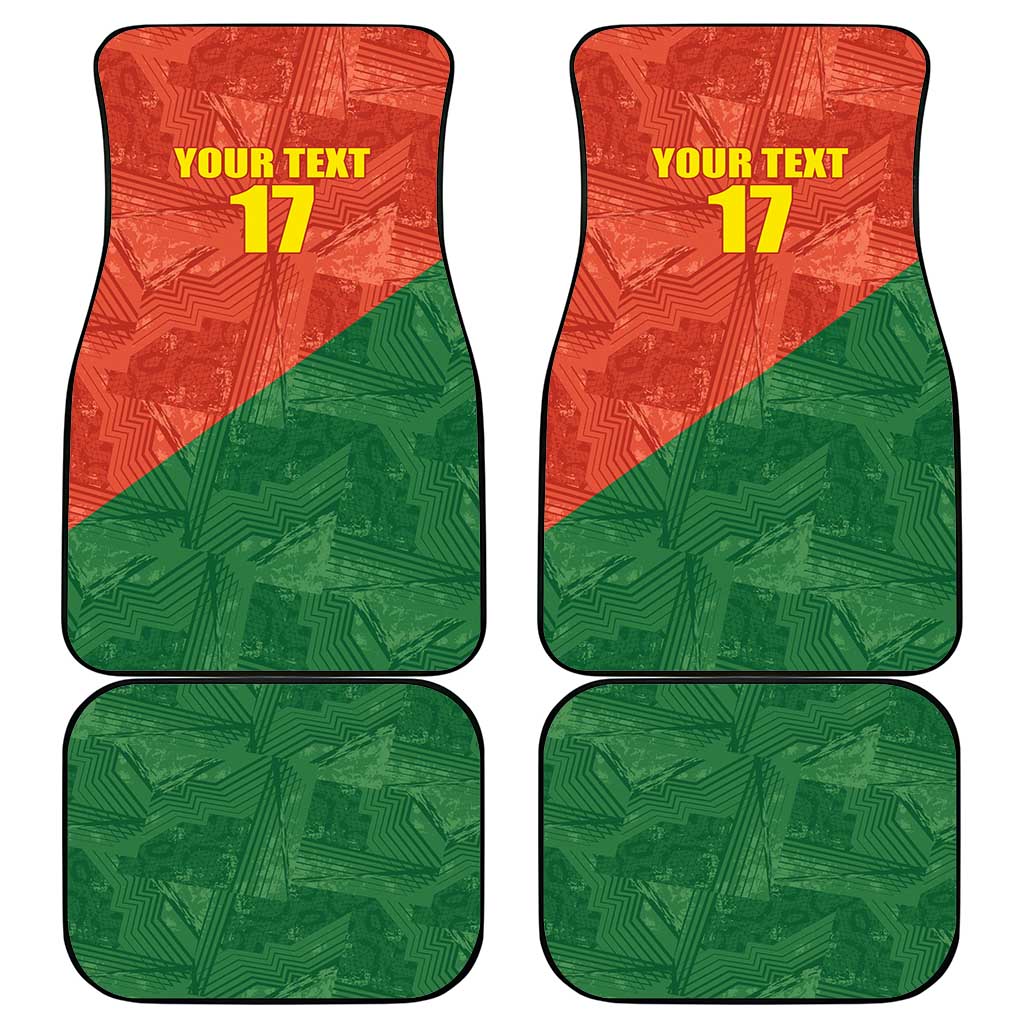 Custom Portugal Football Car Mats Sporty Style