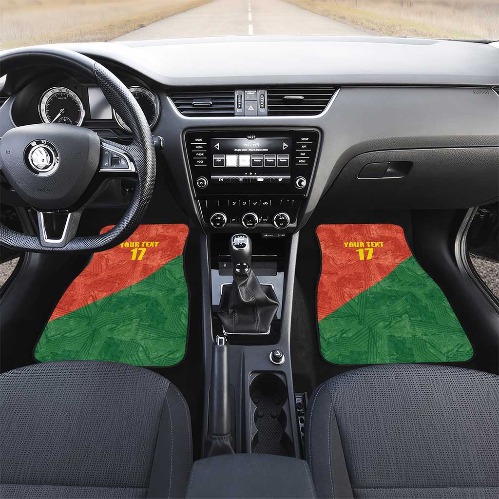 Custom Portugal Football Car Mats Sporty Style