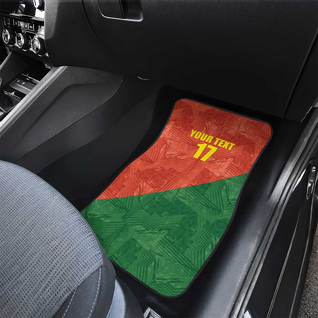 Custom Portugal Football Car Mats Sporty Style