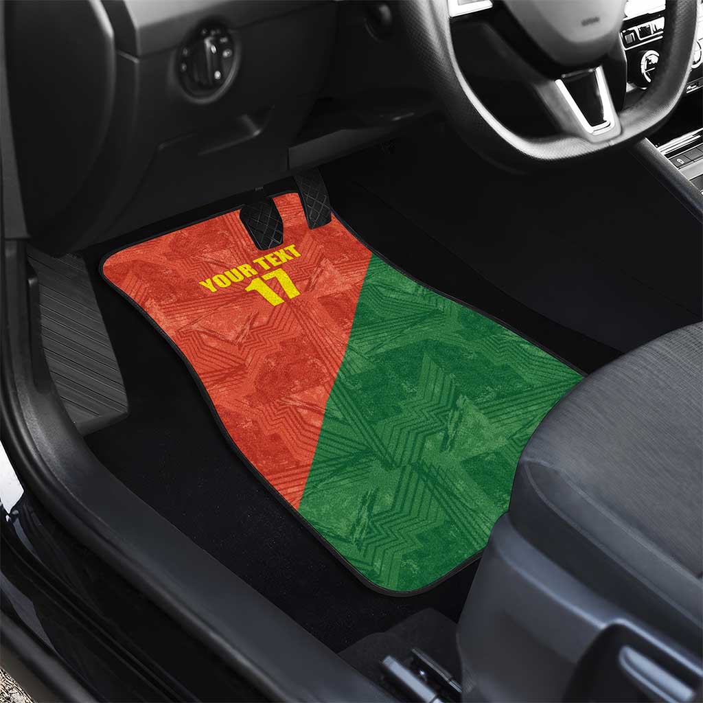 Custom Portugal Football Car Mats Sporty Style
