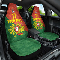 Custom Portugal Football Car Seat Cover Sporty Style