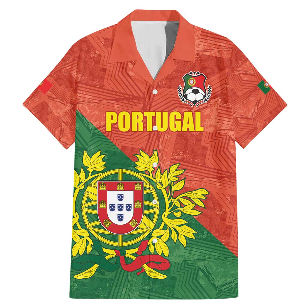 Custom Portugal Football Family Matching Mermaid Dress and Hawaiian Shirt Sporty Style