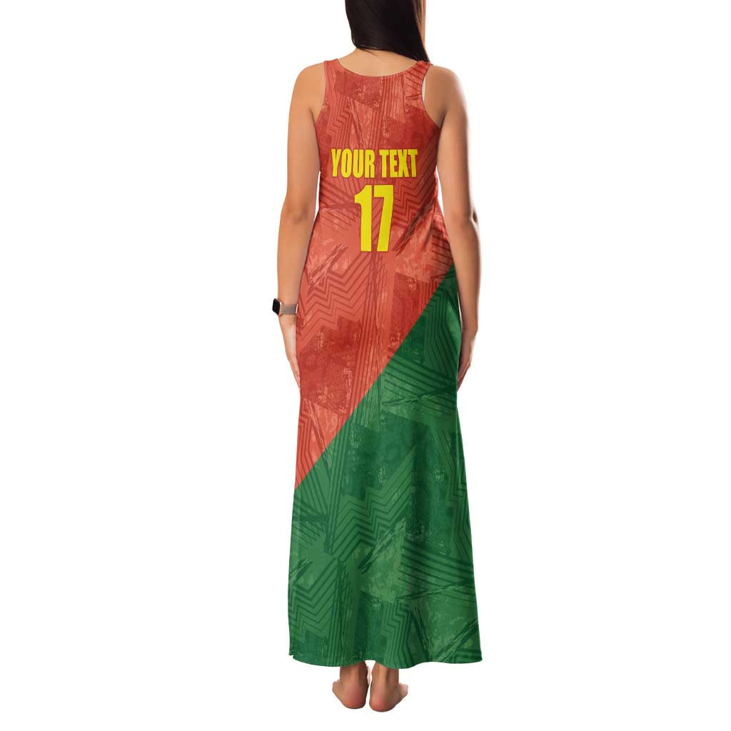 Custom Portugal Football Family Matching Tank Maxi Dress and Hawaiian Shirt Sporty Style