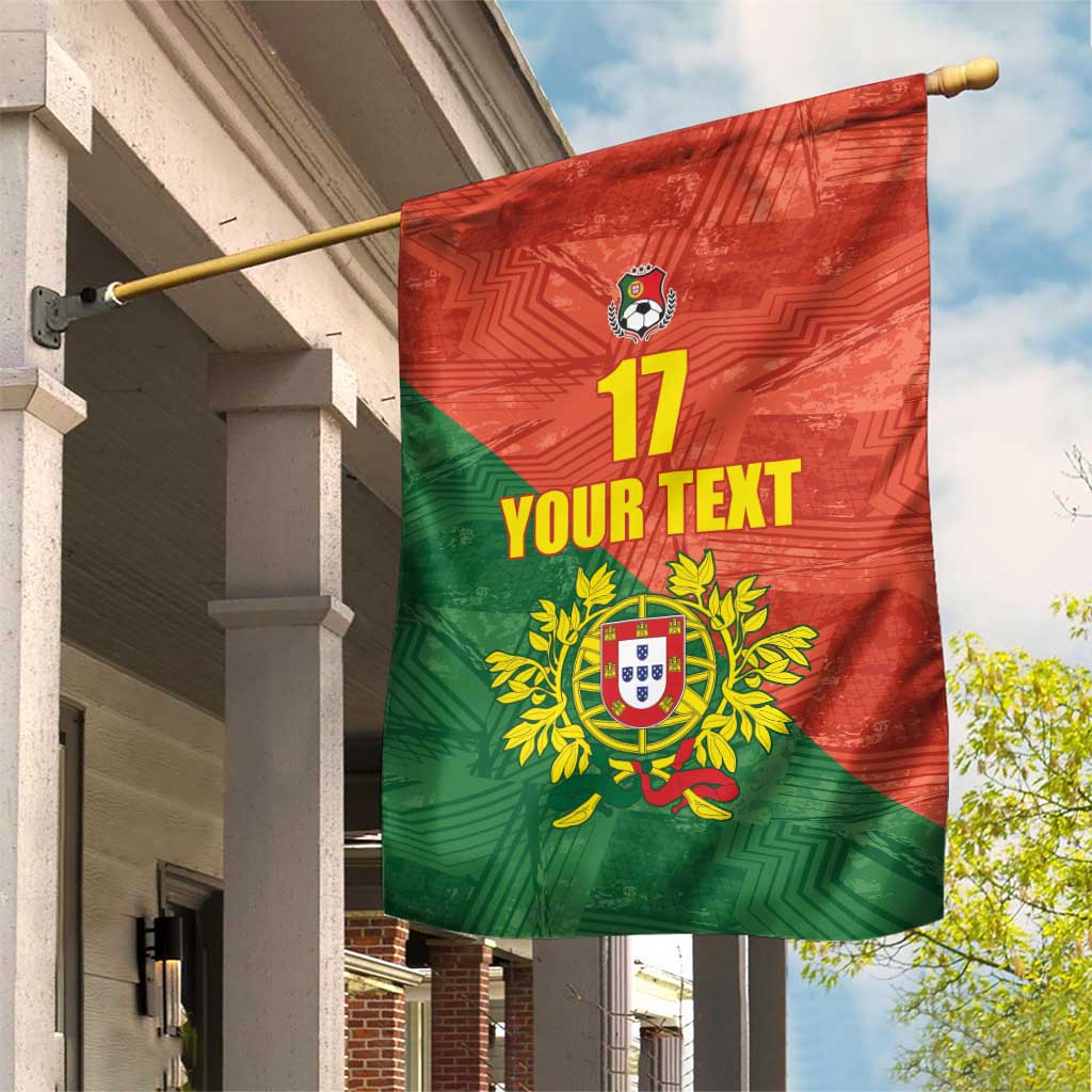 Custom Portugal Football Garden Flag Sporty Style