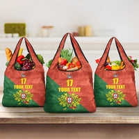 Custom Portugal Football Grocery Bag Sporty Style