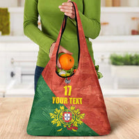 Custom Portugal Football Grocery Bag Sporty Style