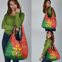 Custom Portugal Football Grocery Bag Sporty Style