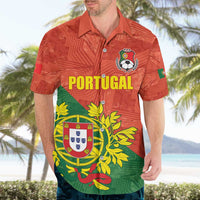 Custom Portugal Football Hawaiian Shirt Sporty Style
