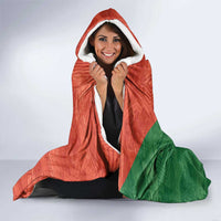 Custom Portugal Football Hooded Blanket Sporty Style