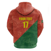 Custom Portugal Football Hoodie Sporty Style